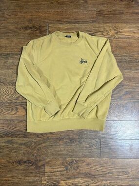 Stussy crewneck mustard